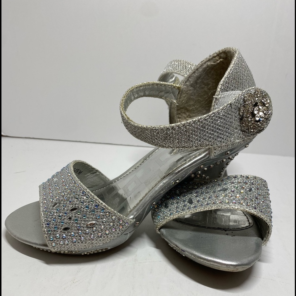 Lucita Girls rhinestone dress/pageant sz 2 shoes JNA-14ks